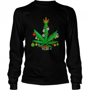 Weed 2021 Merry Christmas Sweater T shirt 3
