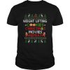 Weight Lifting Cookies Christmas Movies Repeat Xmas shirt