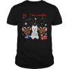 West Highland White Terrier Yes Im A Reindeer Crewneck shirt