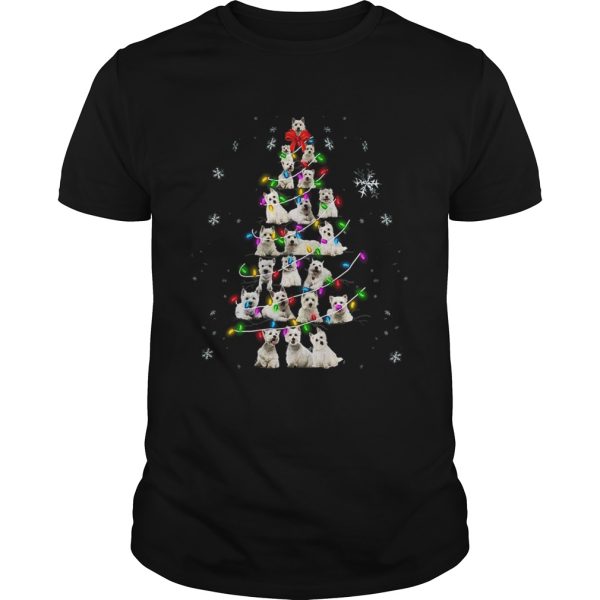 Westie Christmas Tree TShirt