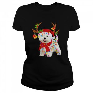 Westie Gorgeous Reindeer Christmas shirt