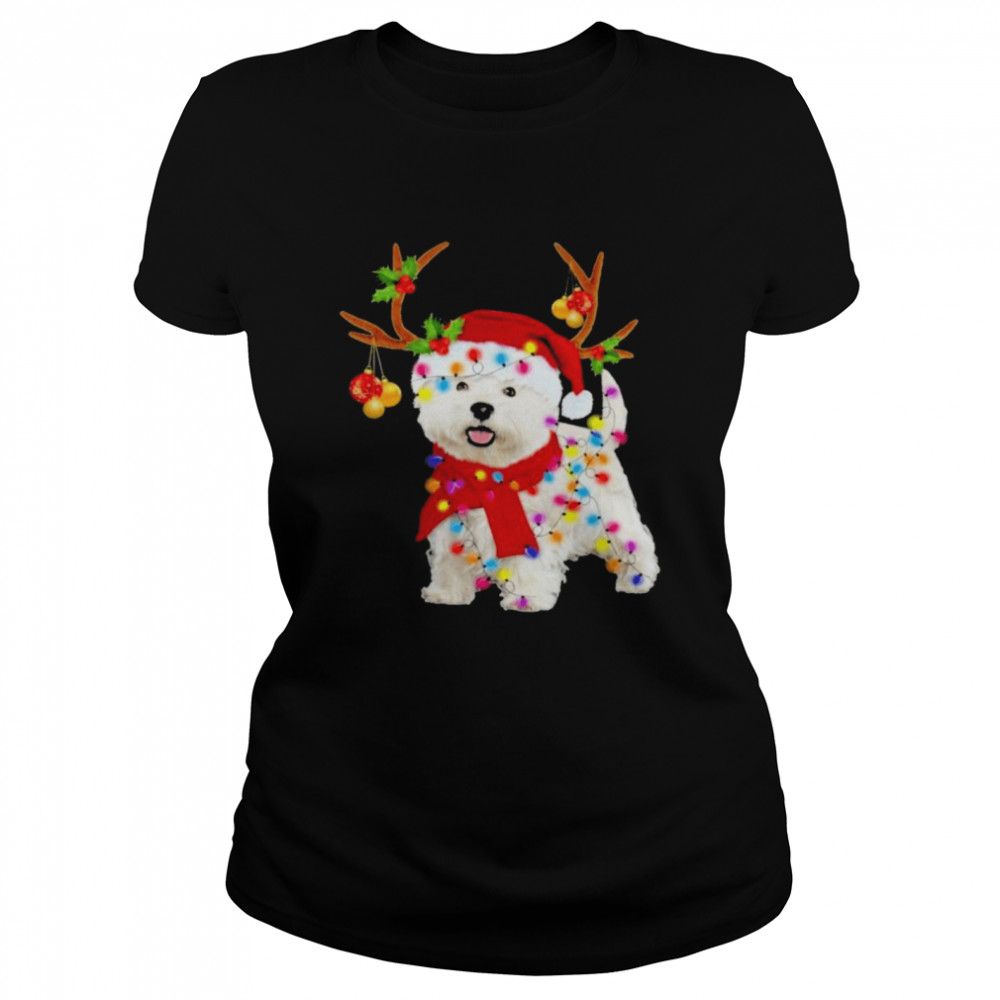 Westie Gorgeous Reindeer Christmas shirt Westie Gorgeous Reindeer Christmas shirt