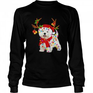 Westie Gorgeous Reindeer Christmas shirt 3