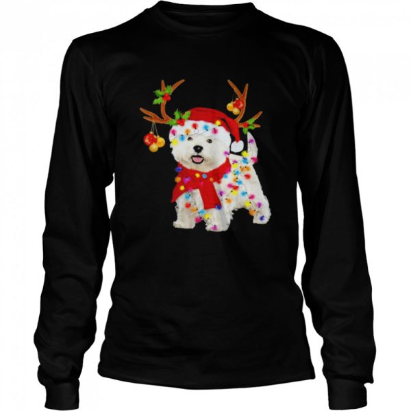 Westie Gorgeous Reindeer Christmas shirt