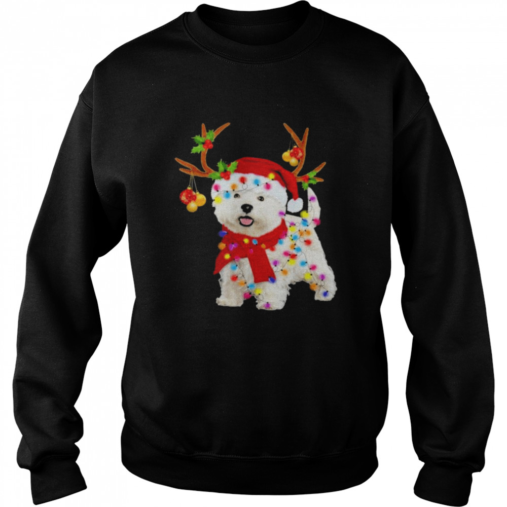Westie Gorgeous Reindeer Christmas shirt Westie Gorgeous Reindeer Christmas shirt