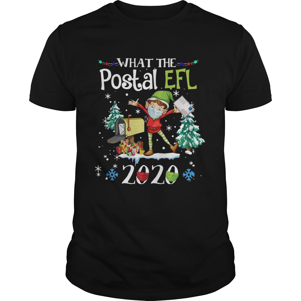 What The Postal Worker Christmas Elf 2020 shirt What The Postal Worker Christmas Elf 2020 shirt