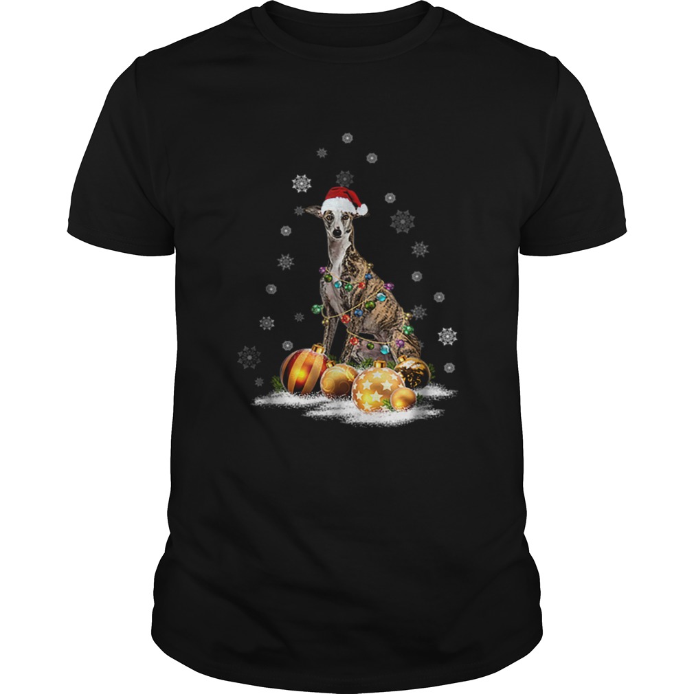 Whippet Christmas Dog Light shirt Whippet Christmas Dog Light shirt