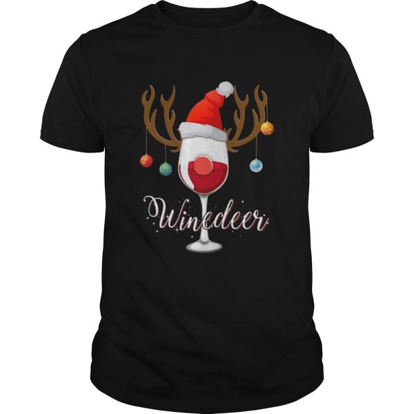 Winedeer Christmas Red Wine Reindeer Xmas shirt