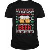 Wonderful Time For A Beer Ugly Christmas Sweaters T-Shirt