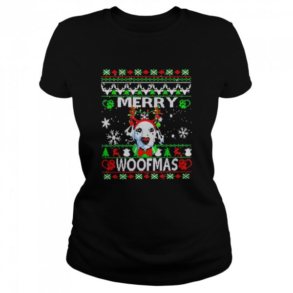 Woofmas Dalmatian Merry Christmas shirt