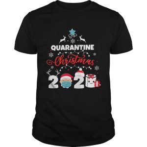 Xmas Quarantine Christmas 2020 Social distancing Christmas shirt