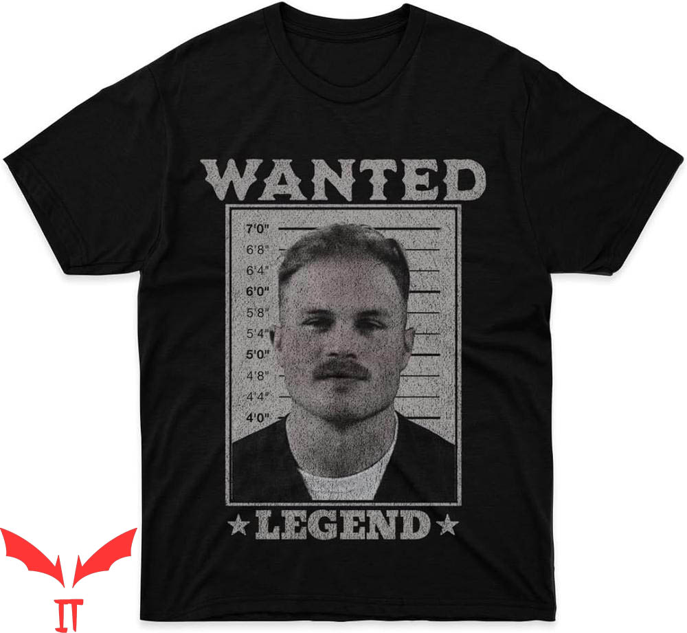 Zach Bryan Mugshot T-Shirt Wanted Legend Zach Bryan Mugshot T-Shirt Wanted Legend