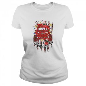Zero fucks given christmas shirt 2