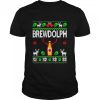 brewdolph beer brewer Christmas shirt