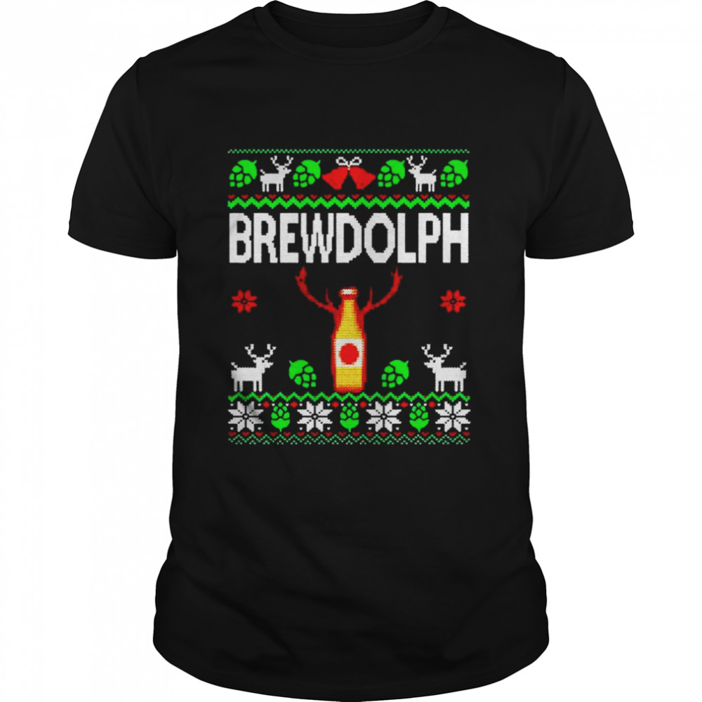 brewdolph beer brewer Christmas shirt brewdolph beer brewer Christmas shirt