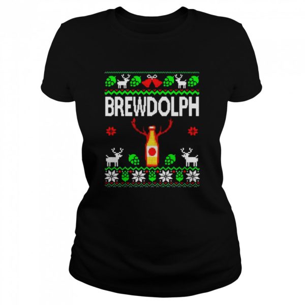 brewdolph beer brewer Christmas shirt