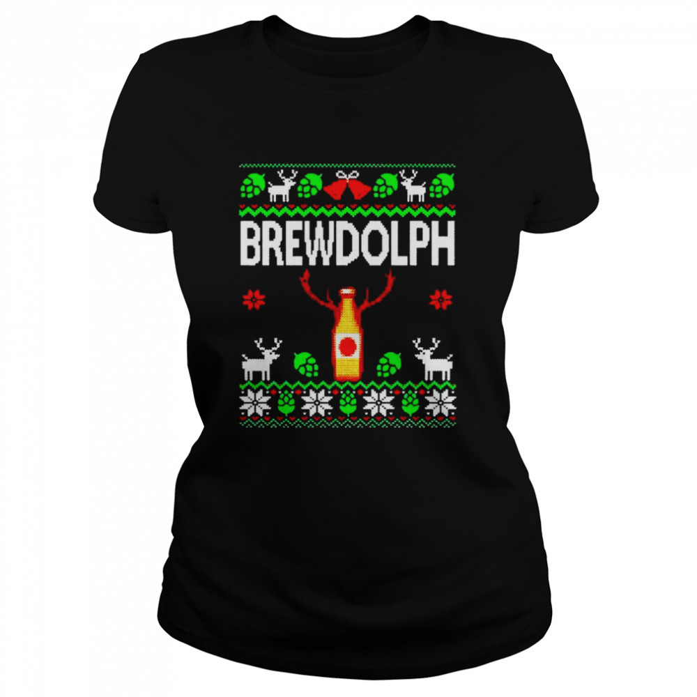 brewdolph beer brewer Christmas shirt brewdolph beer brewer Christmas shirt