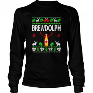 brewdolph beer brewer Christmas shirt 3