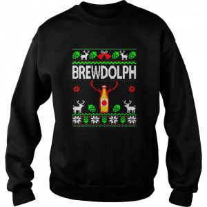 brewdolph beer brewer Christmas shirt 4