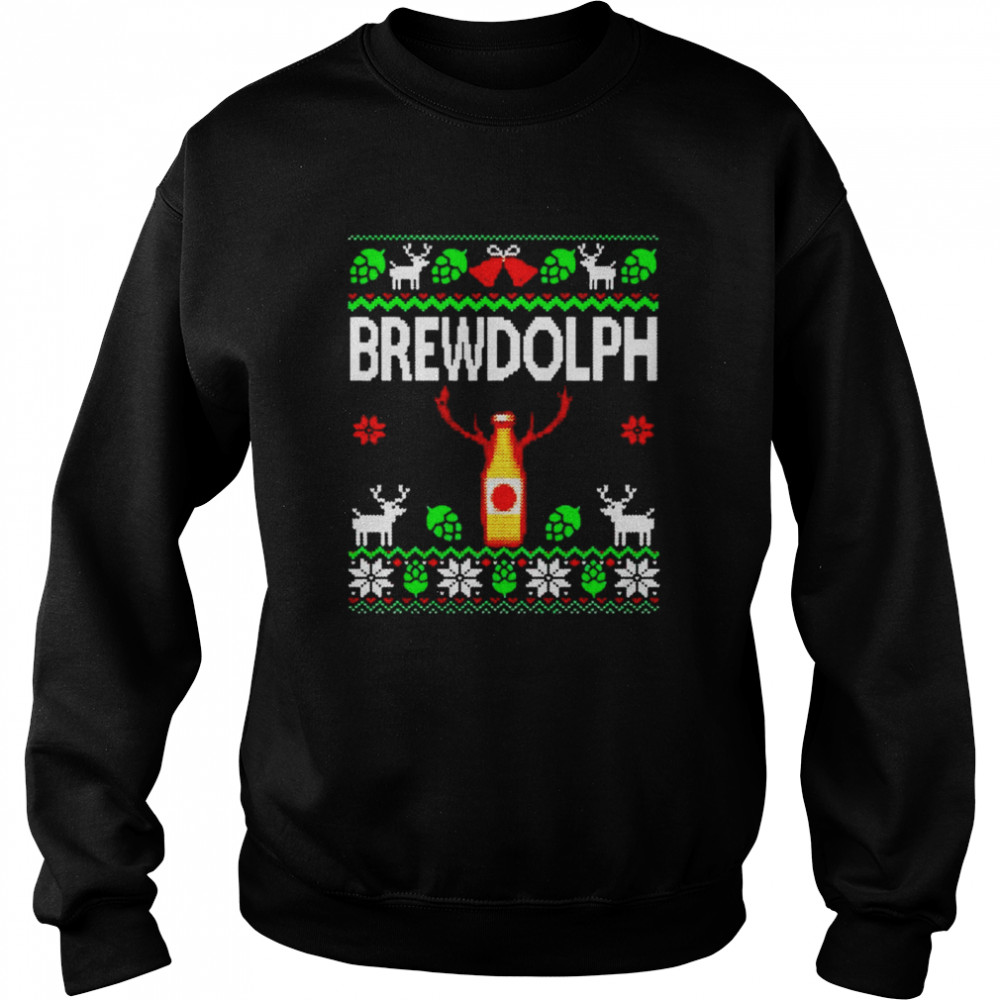 brewdolph beer brewer Christmas shirt brewdolph beer brewer Christmas shirt