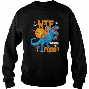 dachshund wtf where the food halloween shirt