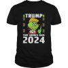 grinch Trump 2024 Take America Back Tee Christmas Pajama Xmas Shirt