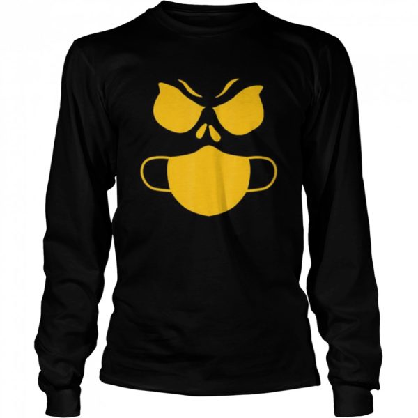 halloween Pumpkin wearing a mask 2020 Jackolantern shirt