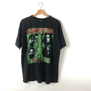 Vintage 90er Sepultura Shirt Chaos A.D Band T Shirt