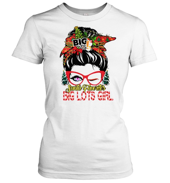 messy bun Santa favorites Big Lots girl Christmas shirt messy bun Santa favorites Big Lots girl Christmas shirt