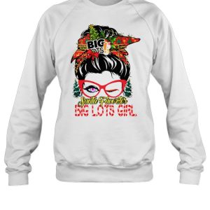 messy bun Santa favorites Big Lots girl Christmas shirt 4