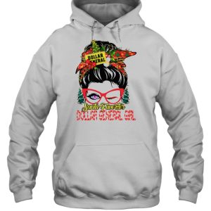 messy bun Santa favorites Dollar General girl Christmas shirt 5