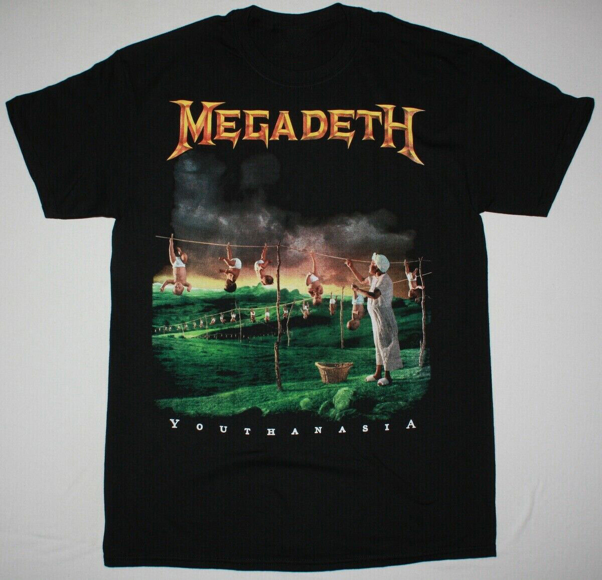 Megadeth Youthanasia T-Shirt Vintage Megadeth Youthanasia T-Shirt Vintage