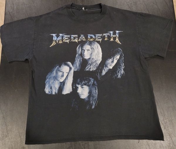 Vintage Megadeth Countdown to Extinction Shirt 1992
