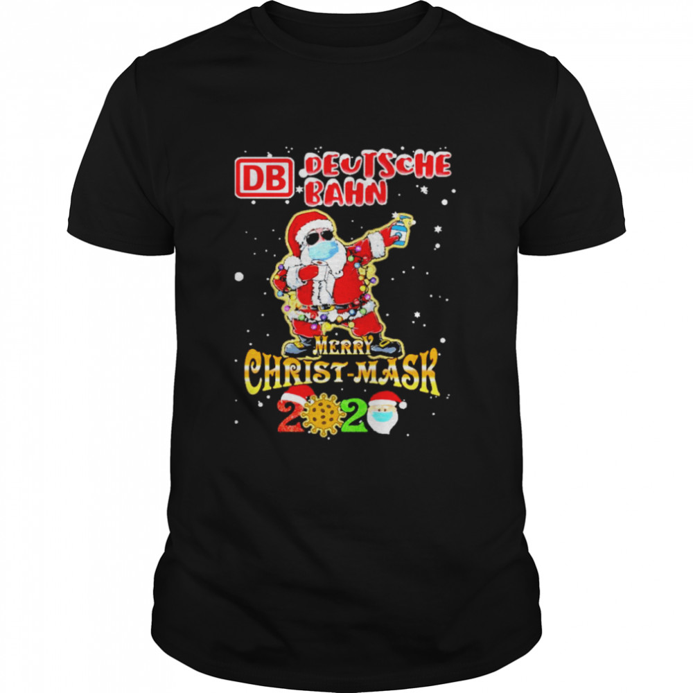 santa claus dabbing bd deutsche bank merry christmas mask 2020 covid19 shirt santa claus dabbing bd deutsche bank merry christmas mask 2020 covid19 shirt