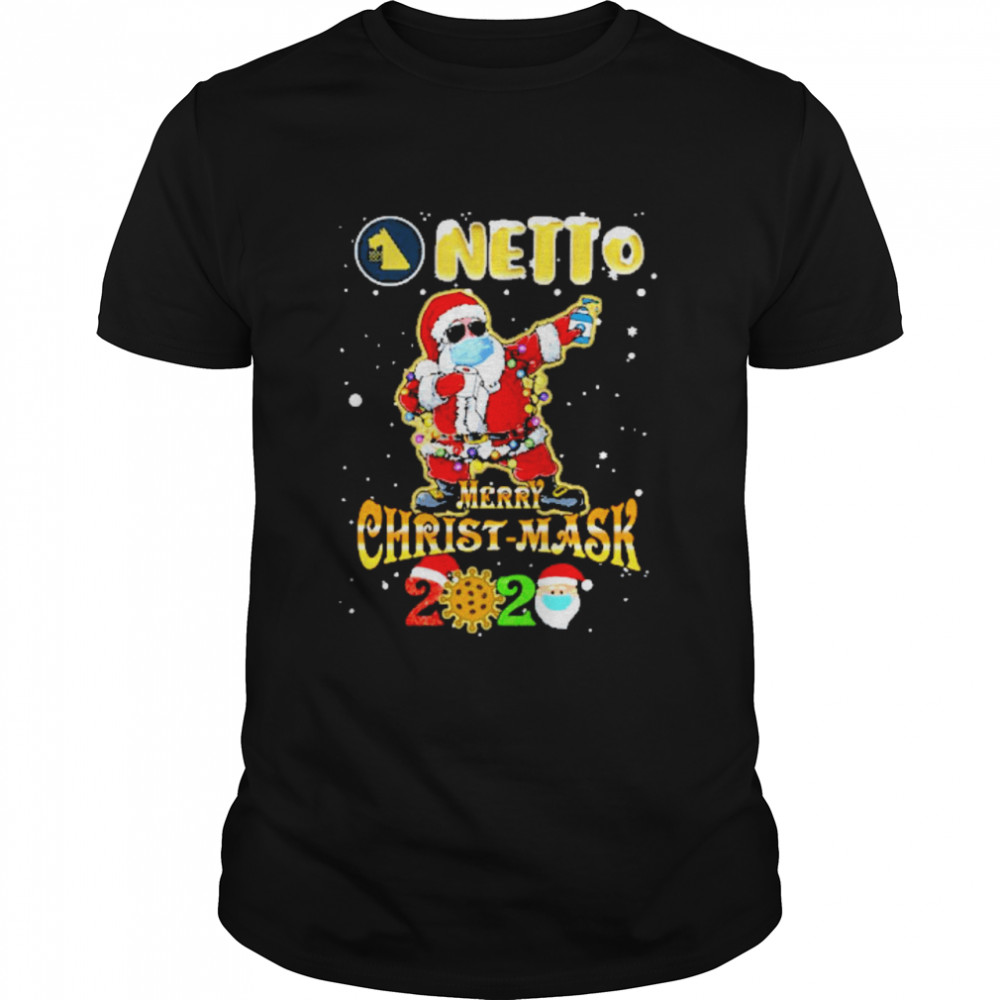 santa claus dabbing netto merry christmas mask 2020 covid19 shirt santa claus dabbing netto merry christmas mask 2020 covid19 shirt