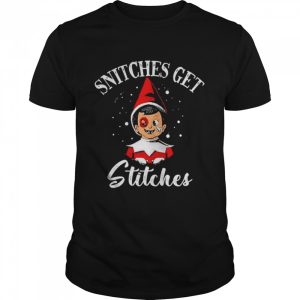 snitches Get Stitches Xmas Christmas Shirt
