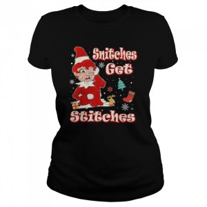 snitches Get Stitches Xmas Christmas Shirt