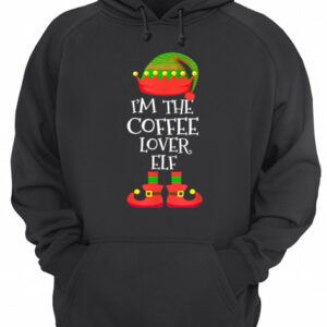 'M THE Coffee Lover ELF Christmas Xmas Elf Group Costume shirt 3