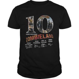 10 year challenge Zombieland anniversary shirt