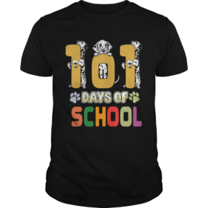 101 Days Of School Dalmation Dog Teachers Gift shirt