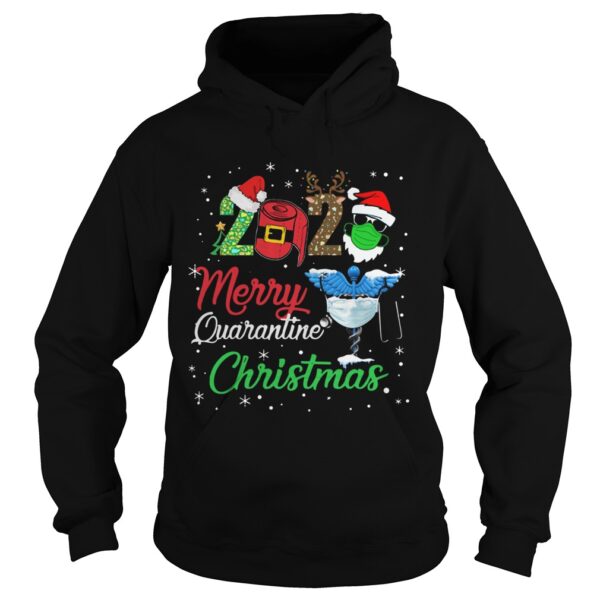 2020 Merry Quarantine Christmas Nurse Face Mask Gift shirt