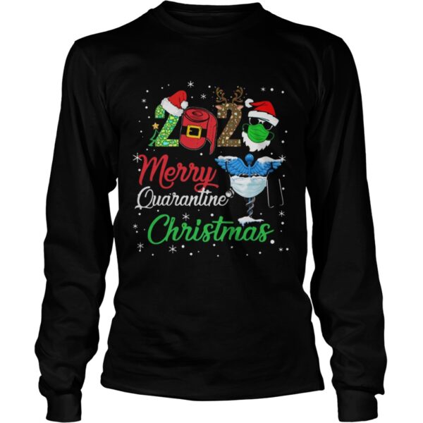 2020 Merry Quarantine Christmas Nurse Face Mask Gift shirt