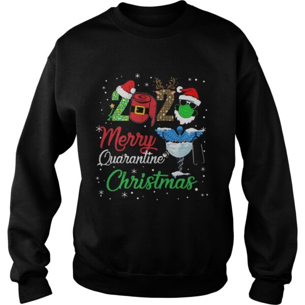 2020 Merry Quarantine Christmas Nurse Face Mask Gift shirt