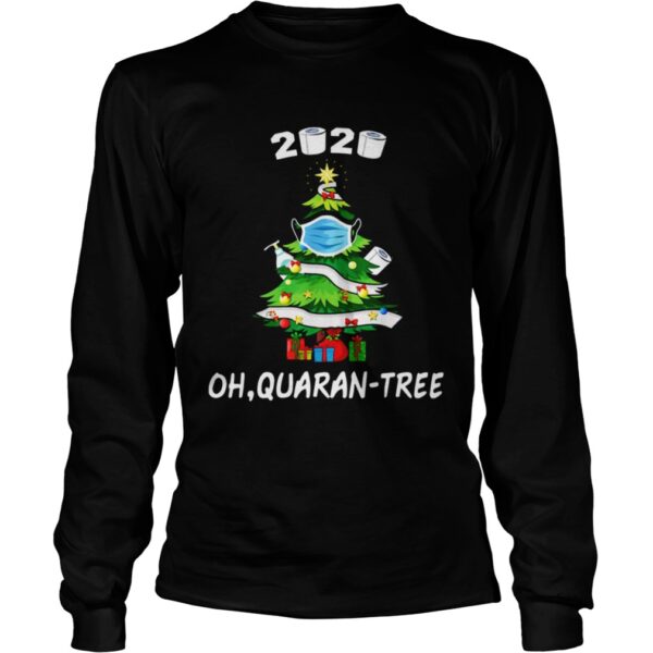 2020Quarantine Christmas Tree Mask Ornament shirt