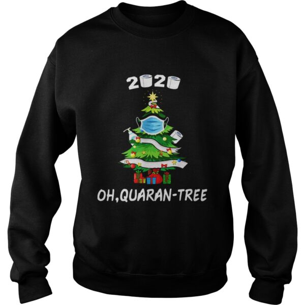 2020Quarantine Christmas Tree Mask Ornament shirt