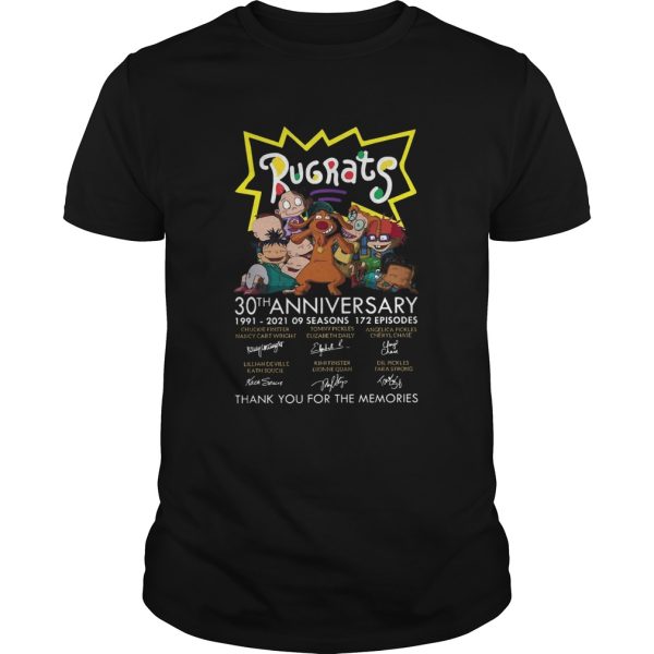 30th Anniversary 1991 2021 Thank You For The Memories Rugrats shirt