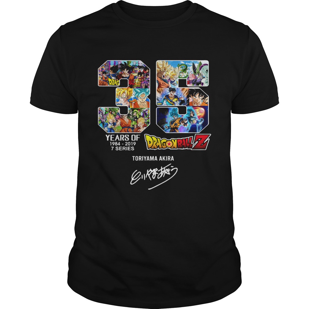 35 years of Dragon Ball Z 2019 Toriyama Akira shirt 35 years of Dragon Ball Z 2019 Toriyama Akira shirt
