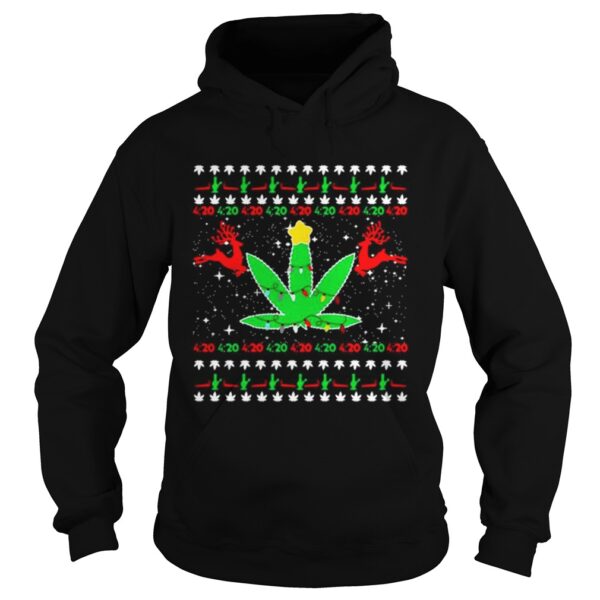 420 Cannabis Reindeer Christmas shirt