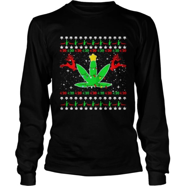 420 Cannabis Reindeer Christmas shirt