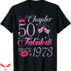 50 And Fabulous T-Shirt Since 1973 50Th Birthday Trending
